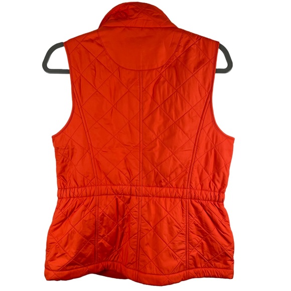 TALBOTS OUTERWEAR VEST | Fiery orange | Small - Picture 2 of 5